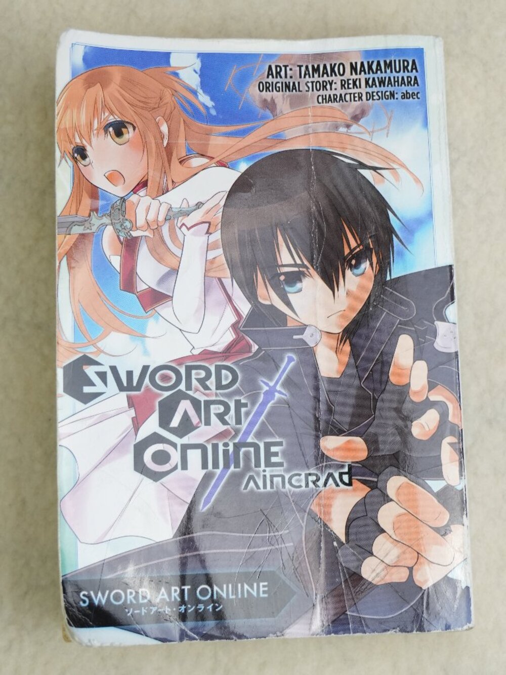 Sword Art Online Aincrad Manga Book by Tamako Nakamura English Version